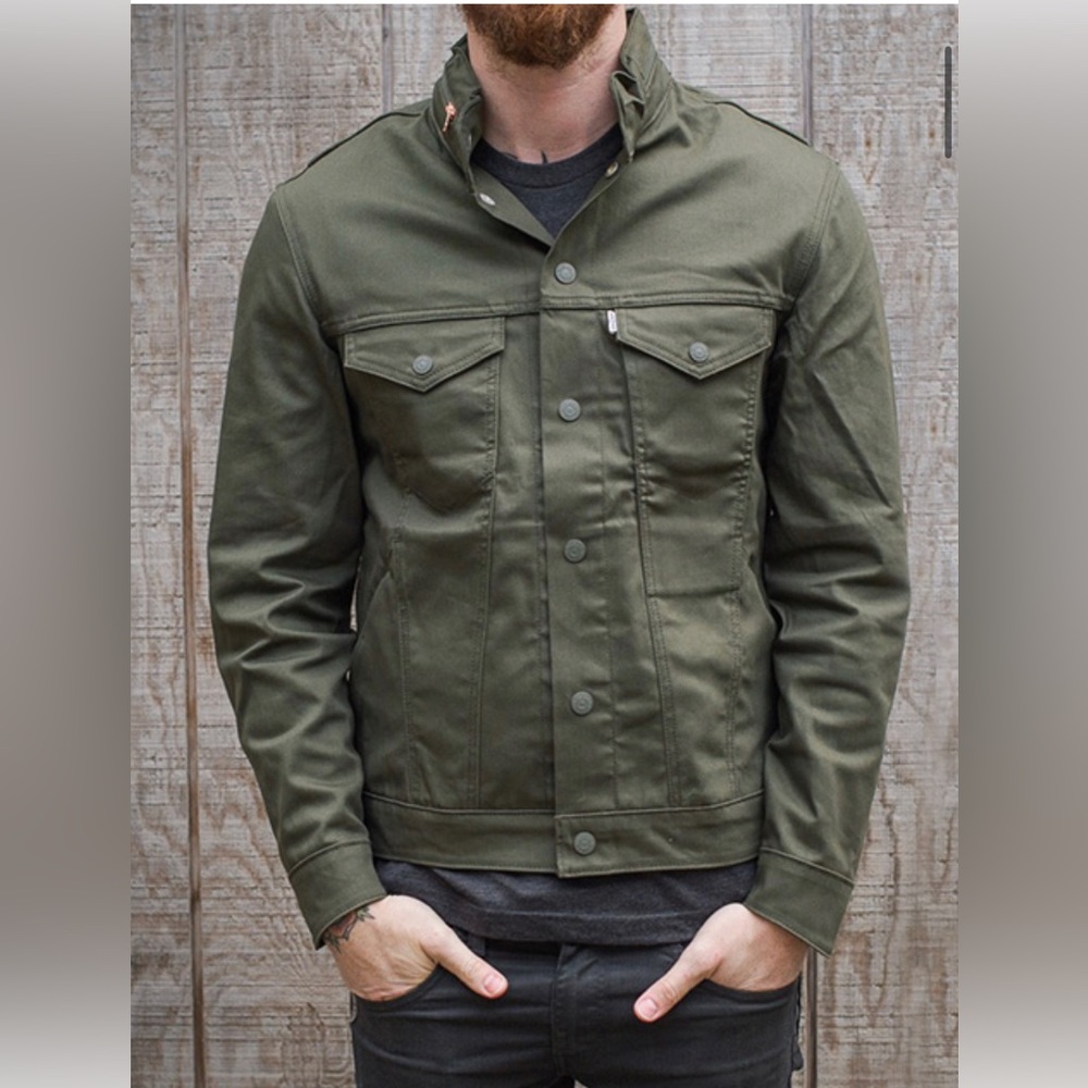 Levi's Commuter Trucker Jacket in Green (S)